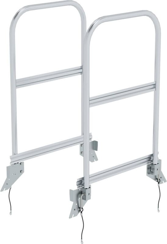 Munk - Günzburger Steigtechnik Geländer steckbare Ausführung für Podesttreppen beidseitig begehbar - 050241