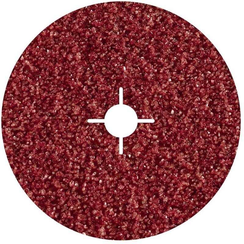Wolfcraft WS-Faser-Schleifscheiben, Körnung 60, 115 mm (Packung mit 5) (2462000)