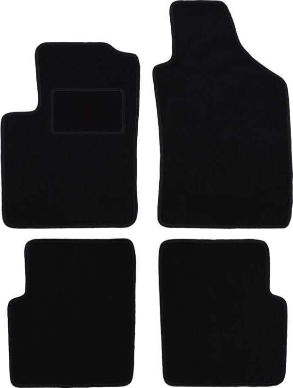 Schwarze Veloursmatten für: Lancia Ypsilon III Fließheck (2011-)