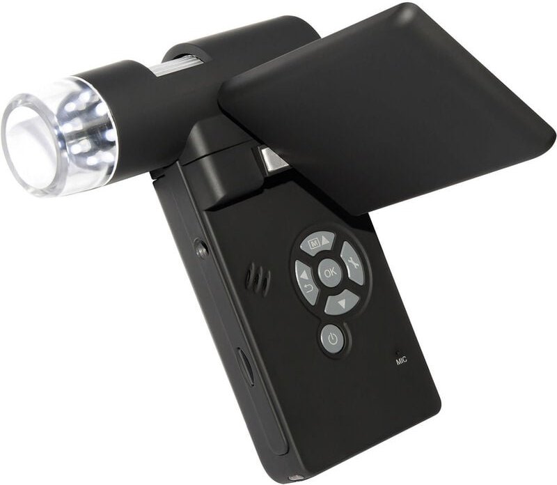 Usb Mikroskop mit Monitor 5 Megapixel Digitale Vergrößerung (max.): 500 x - Toolcraft