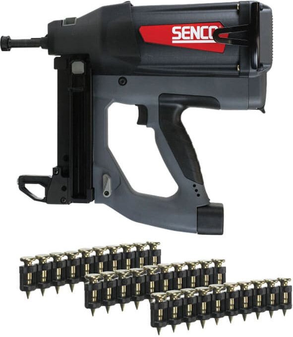 Betonnagler Senco GT40I-SCP 7,2V (2x2,5Ah) 15 bis 40 mm mit 3x1000 Spitzen 19 mm