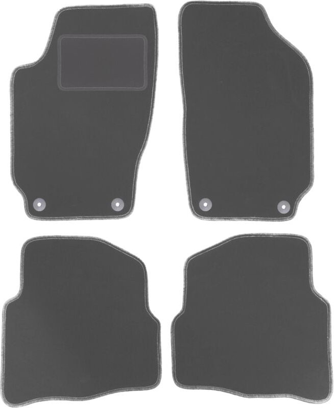 Graphit-Automatten für: Skoda Fabia I Schrägheck, Limousine, Kombi (1999-2007)