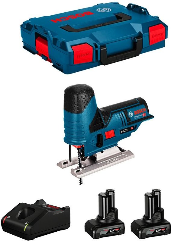 Bosch - Stichsäge gst 12V-70 (2 x 6,0 Ah + GAL12V-40 + L-Boxx 102)