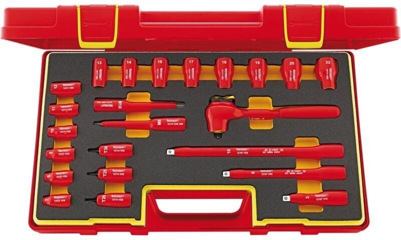 Stahlwille 12171/19/4 VDE Steckschlüssel-Satz 3/8" tur Quickrelease 3/8