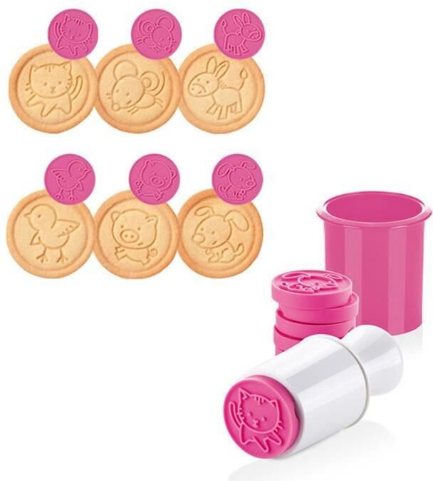 Delicia Keksstempel mit 6 verschiedenen Tieren