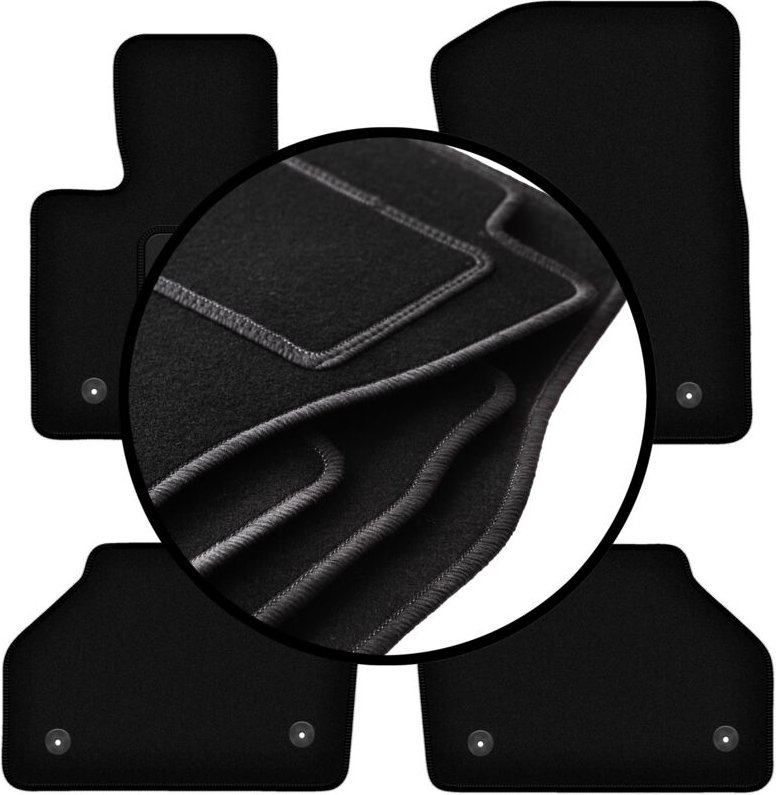 Komplettset Veloursmatten für: BMW X4 F26 SUV (2014-2018)