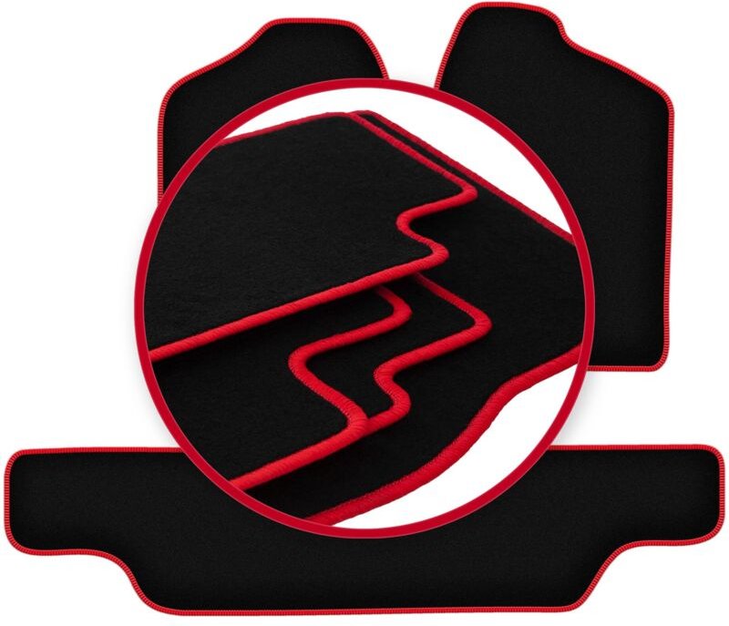 CARLUX-RED Autofußmatten für: Opel Frontera A 5-Türer (1991-1998)