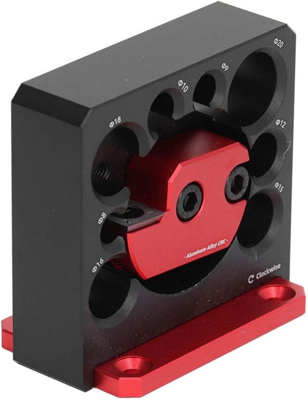 Dübelmacher Jig, verstellbar, Aluminiumlegierung, 8 Lcher, elektrische Bohrmaschine, Frsen, Massivholz, Rundstab, Holzbe...