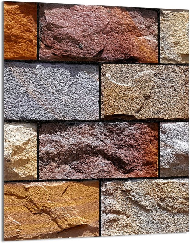 Glasschneidebrett 40x52 Ziegel