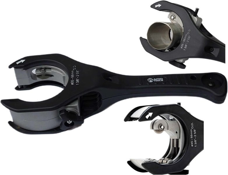 Ratschenradschneider zum Schneiden von Auspuffrohren 35–66 mm Aluminium- und Kupferrohre