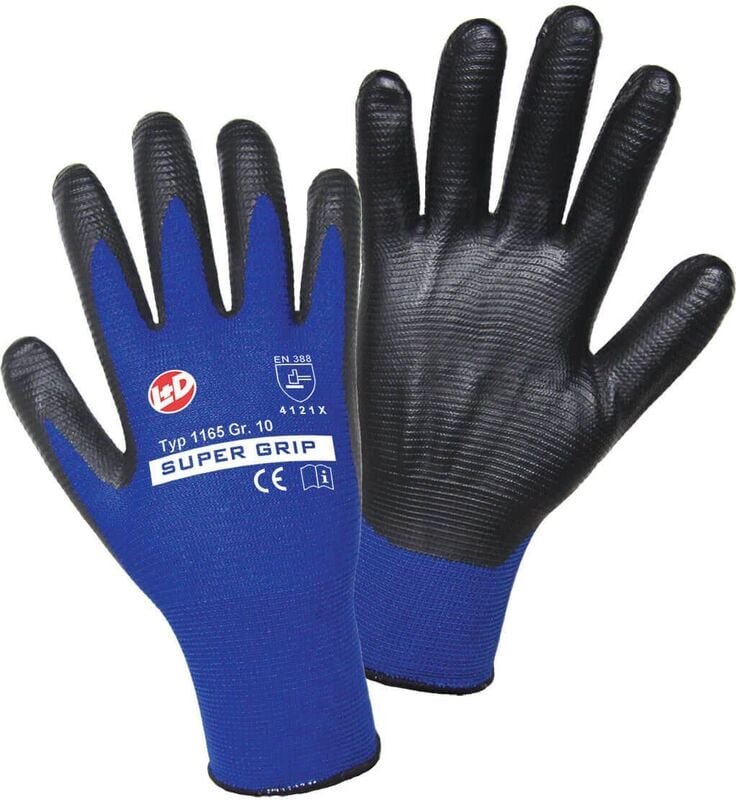 SUPER GRIP Feinstrickhandschuh Größe 7