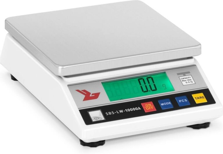 Steinberg Systems - Präzisionswaage Feinwaage Goldwaage Digitalwaage Laborwaage lcd 10000 g / 0,1 g