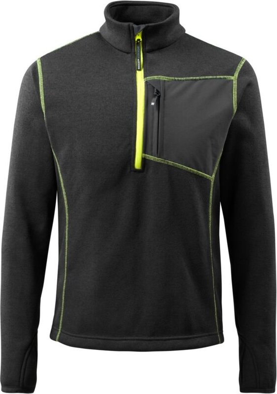 Mascot Strickpullover REIMS HARDWEAR mit kurzem Reißverschluss 50149 Gr. XL schwarz