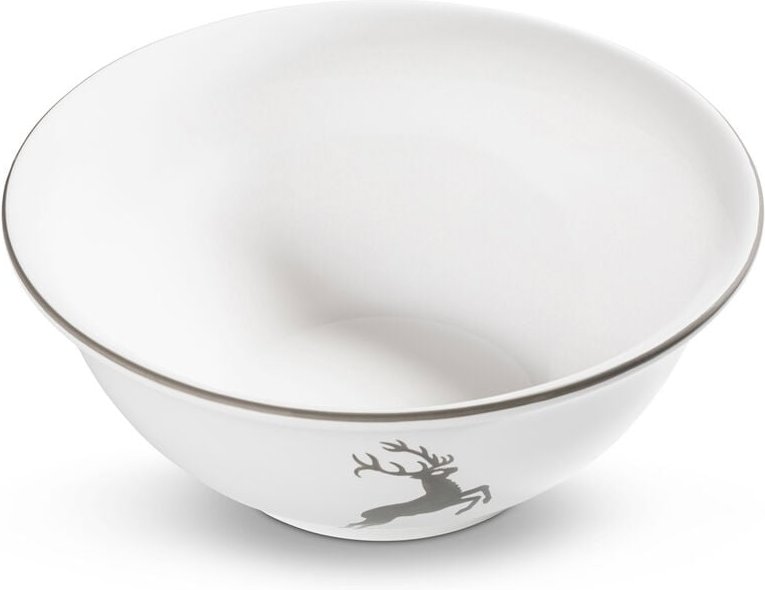 Gmundner Keramik - Grauer Hirsch Salatschüssel (ø 26cm)