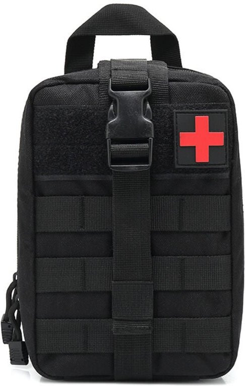 Thumbnail - Taktisches Erste-Hilfe-Set, IFAK-Tasche für taktische Notfallsituationen (Schwarz)