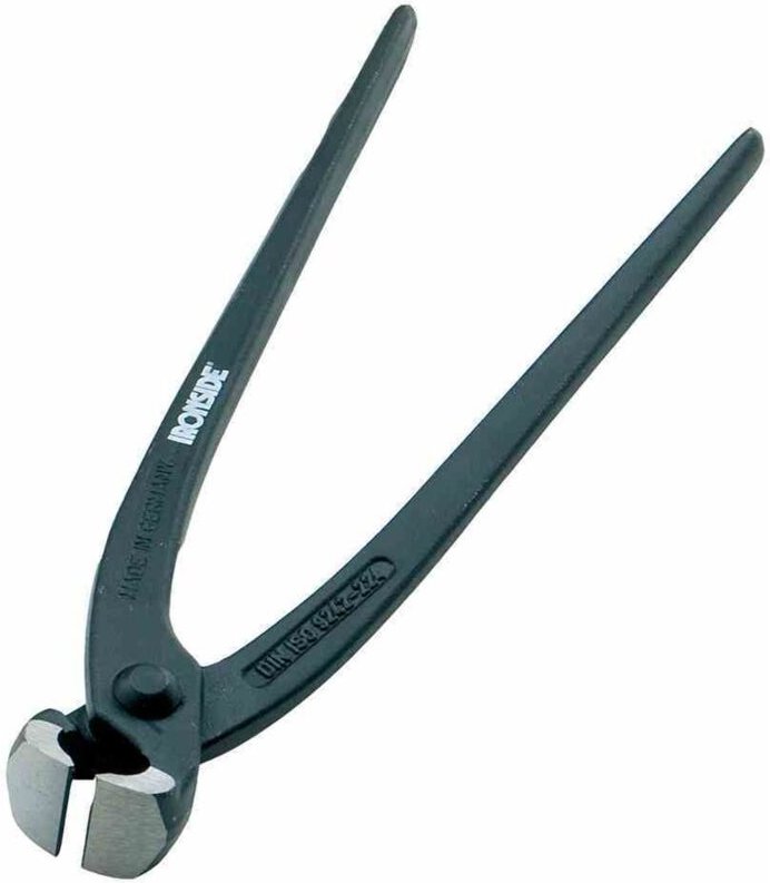 Monierzange 250 mm schwarz lackiert