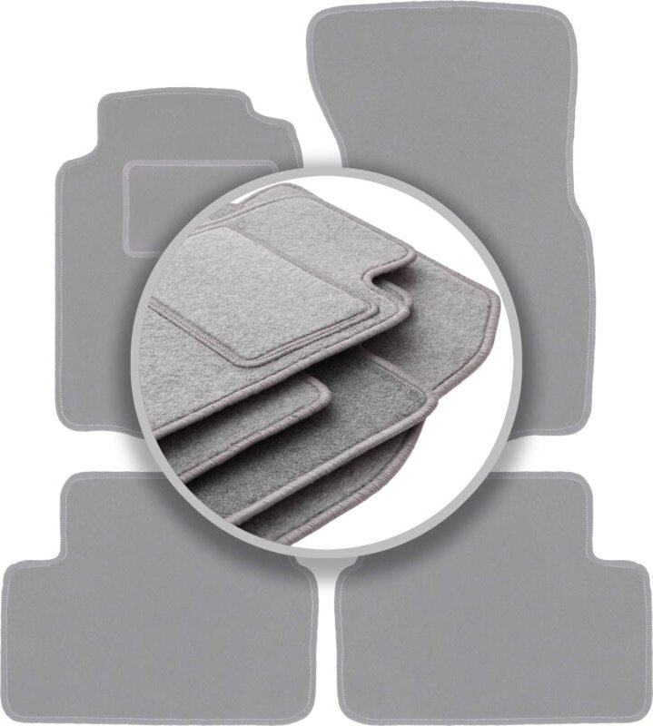 Graue Autofußmatten für: Volvo S90 I Limousine (1997-1998)