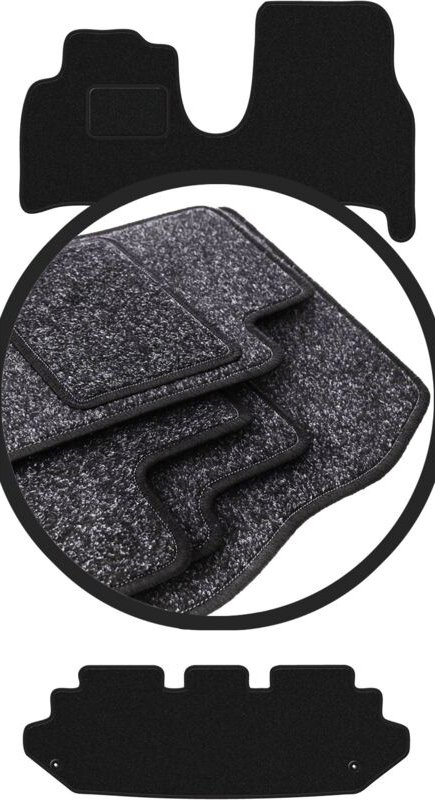ANTHRA Autofußmatten für: Fiat Ulysse II 7 Sitze (2002-2010)