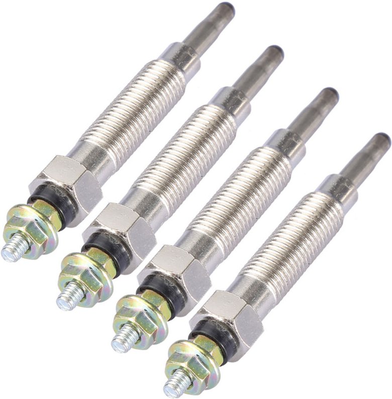Diesel-Glühkerze, langlebige, hochwertige Doppelkernkerze aus Aluminiumlegierung, 4 Stück, für Mitsubishi Challenger L20...