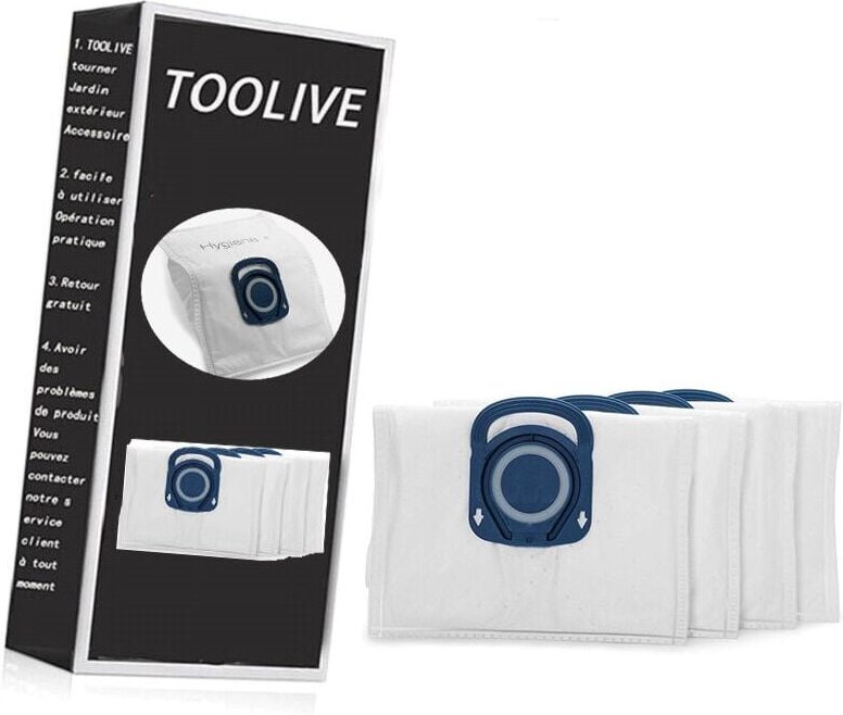 4er Set Hygiene+ Beutel, kompatibel mit Bodenstaubsauger Compact Power, Power xxl, Silence Force, X-Trem Power ZR200520