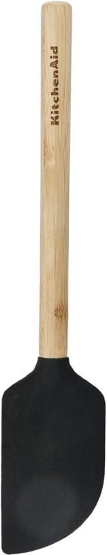 Kitchenaid - Bambus-Schaberspatel mit hitzebeständigem und flexiblem Silikon head