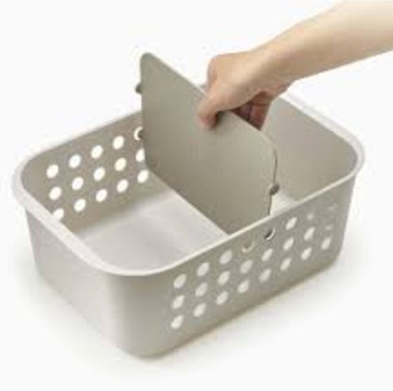 Großer Aufbewahrungskorb JosephJoseph Joseph EasyStore für das Bad, belüfteter Organizer mit beweglicher Trennwand, idea...