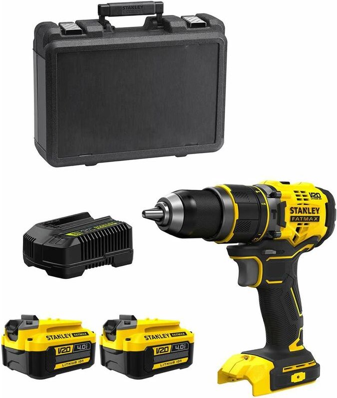 Stanley - Schlagbohrschrauber FatMax SFMCD721M2K (2 x 4,0 Ah + Ladegerät + Koffer)