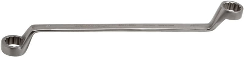 Bahco Gekröpfter Edelstahl-Doppelringschlüssel, 5,5 mm x 7 mm, 180 mm