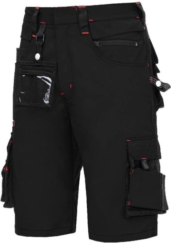 Nitras - Kurze Arbeitshose motion tex pro fx 7700 schwarz Gr.54