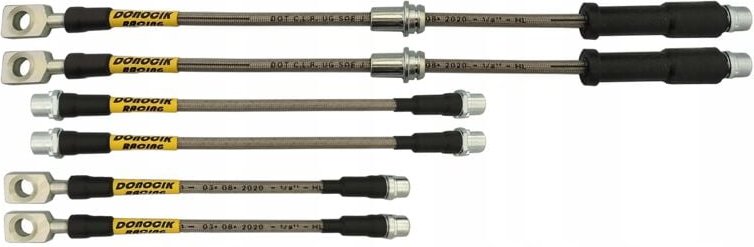 Teflon-Bremsschläuche mit Stahlgeflecht OPEL ASTRA H - ZAFIRA B