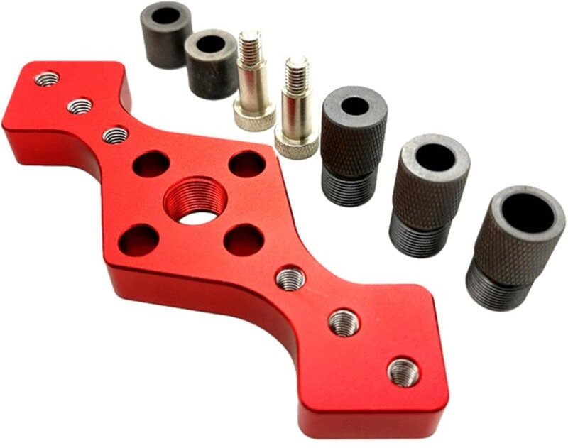 Gerader Lochsucher Robustes Dübelvorrichtungswerkzeug für die Holzbearbeitung, einfach zu verwendende Bohr- und Markieru...