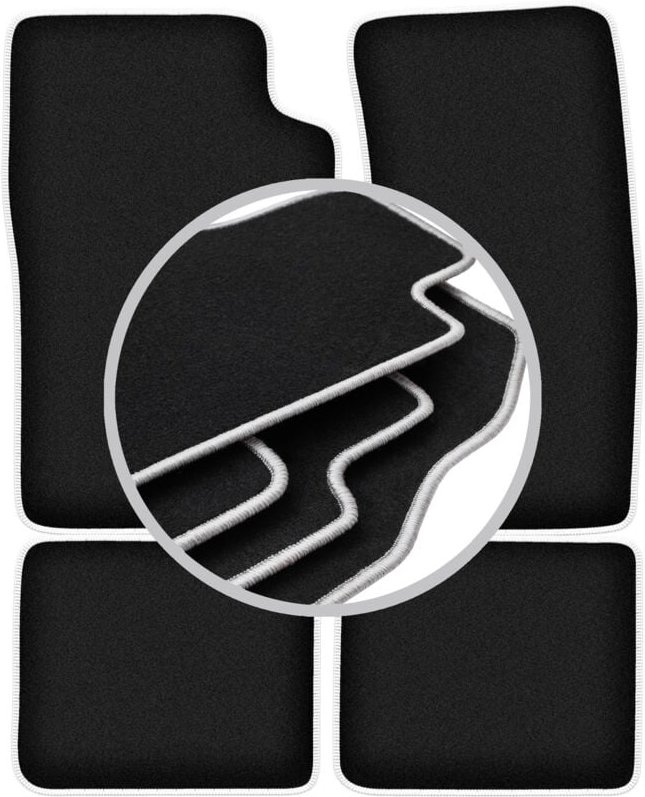 CARLUX-SILVER Autofußmatten für: Ford Explorer MK2 SUV (1994-2000)