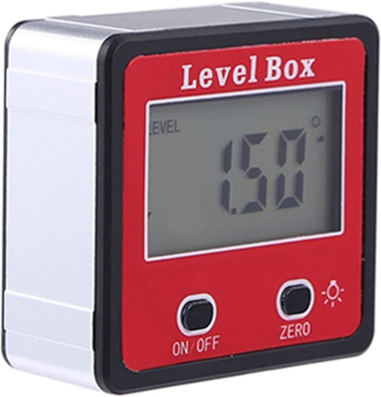 Winkelmessung, horizontaler Winkelmesser, digitaler Neigungsmesser, digitale elektronische Wasserwaage, magnetische Basi...