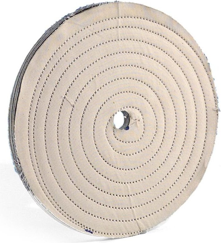 Fervi - Gesteppte Baumwollscheibe 150 x 12 mm fur Tischschleifer dct150