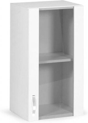 Argonauta - Schrank aus Esche weiß mit 1 Tür aus Melaminholz H.72x40x32cm