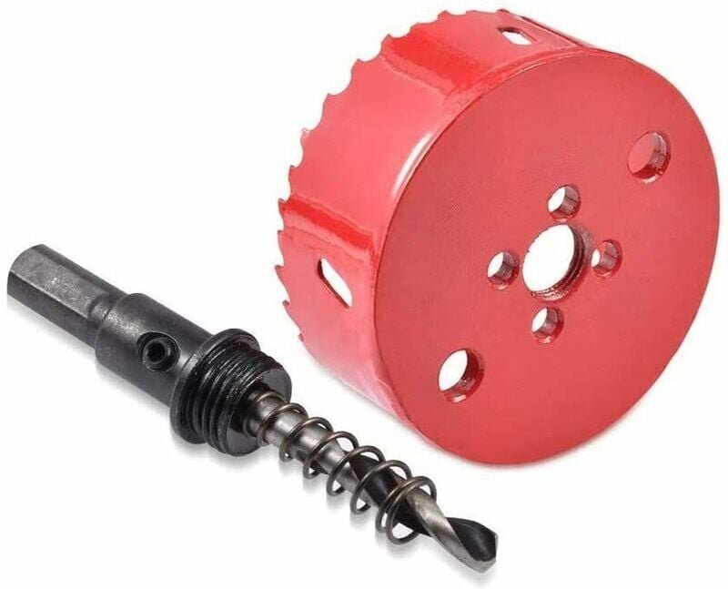 Bimetallischer Locher, 100 mm Durchmesser (M42 hss), widerstandsfähig für Holz, Aluminium, Stahl, Kunststoff