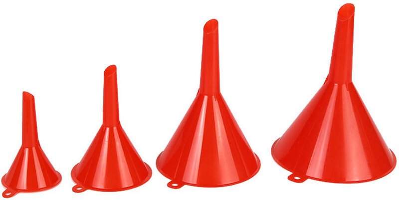 Satz mit 4 Trichtern