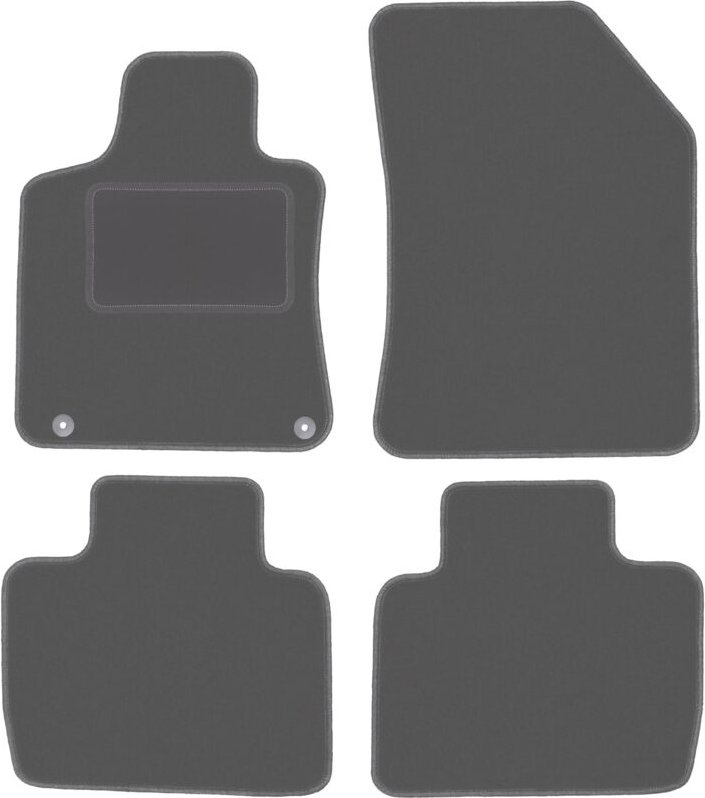 Graphit-Fußmatten für: Peugeot 508 II Limousine, Kombi, Liftback (2018-)