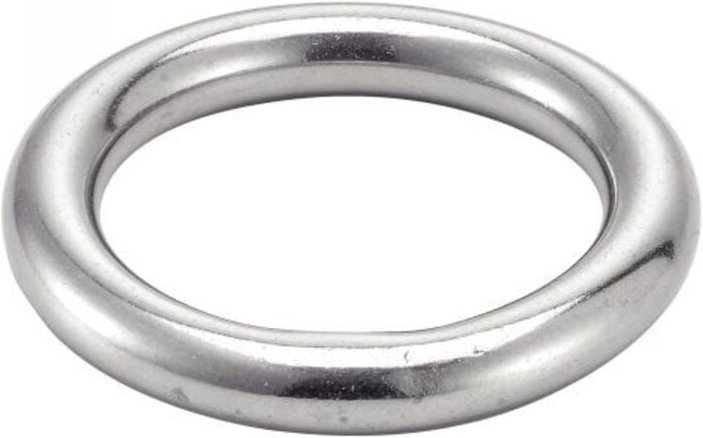 Geschweißter Ring - Edelstahl A4 6x35 mm - 10er Pack