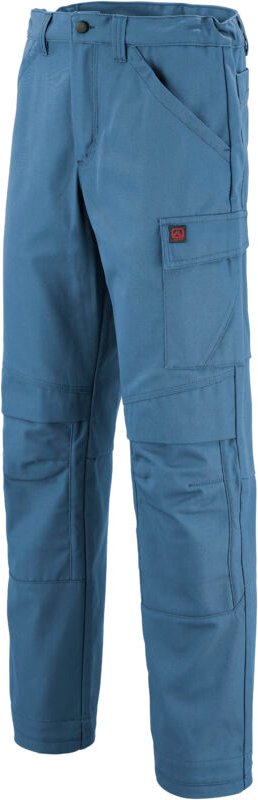 Thumbnail - BASALT-HOSE AUS BAUMWOLLE/ POLYESTER, METALLBLAU, Größe L - FR(48-50)