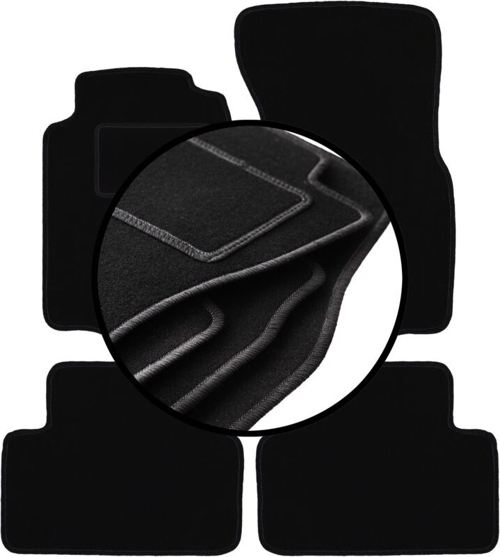Komplettsatz Veloursmatten für: Volvo 740 / 760 Limousine, Kombi (1984-1991)