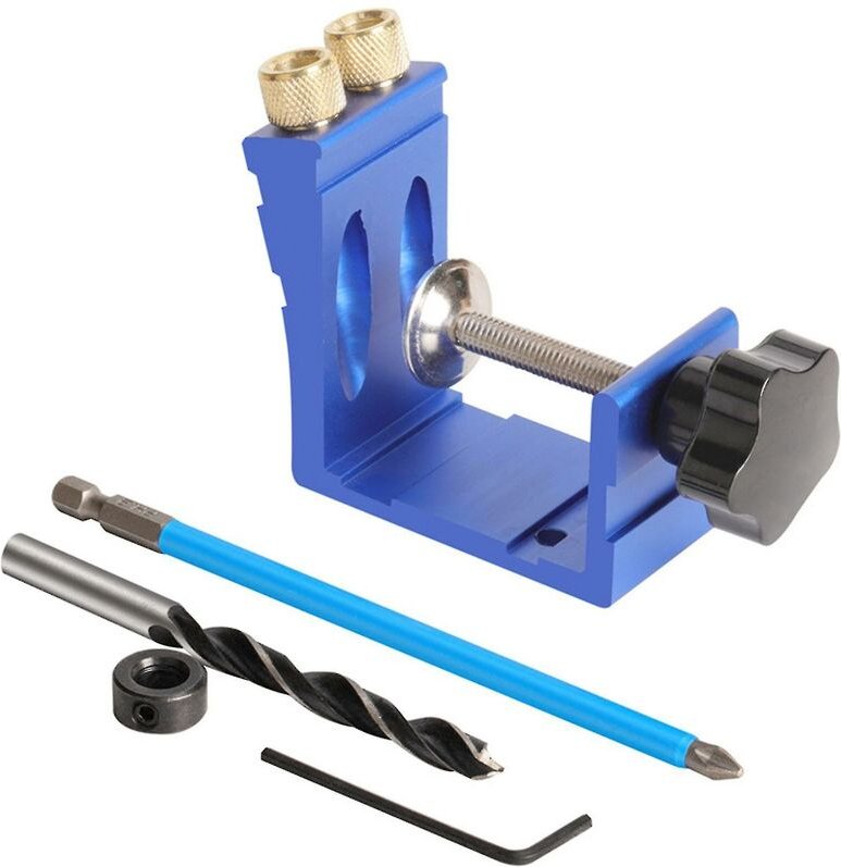 15-Grad-Winkel Holzbearbeitung Schräglochsucher Holzbrett D