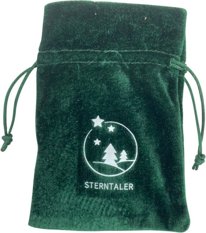 Samtbeutel ca. 10 cm grün für Batteriefach