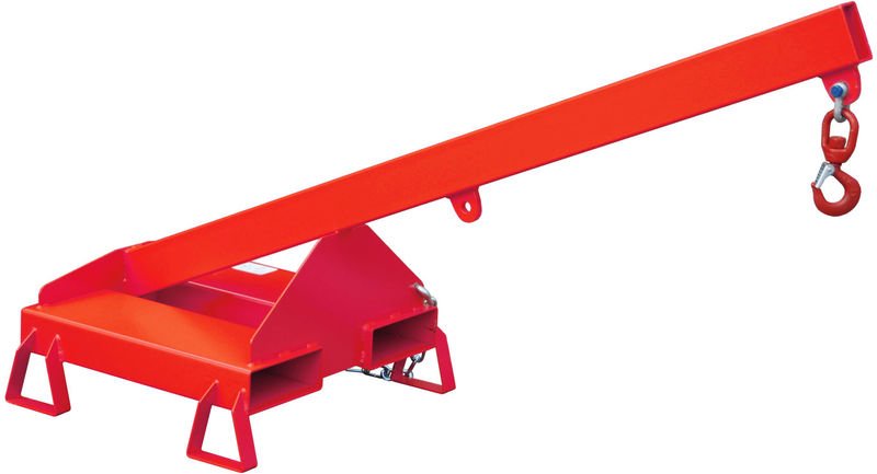 Bauer Lastarm LA 25-1,0, lackiert, Feuerrot