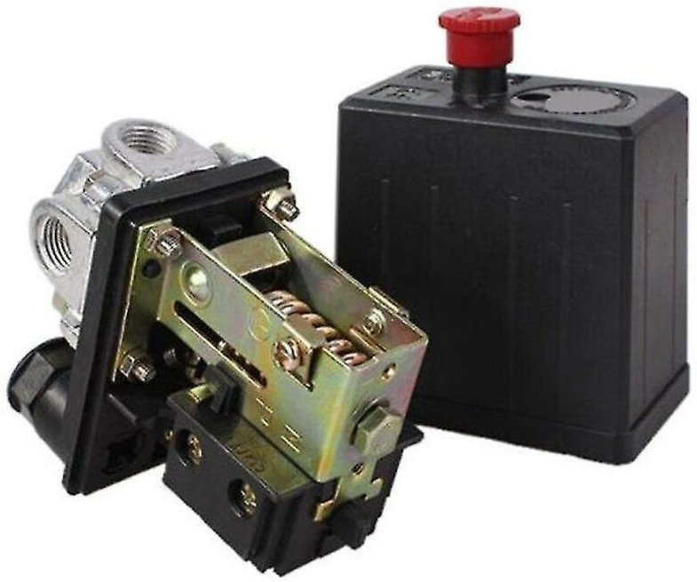 Luftkompressor-Druckschalter-Steuerventil 220 v 175 psi Heavy Duty-Schwarz - Gabrielle