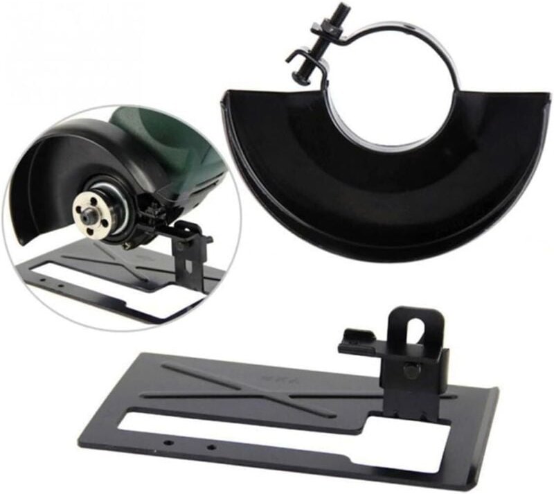 2 Stück Winkelschleiferständer mit verstellbarer Basis und Schutz für Winkelschleifer-Umbauzubehör, Metall-Schneideständ...