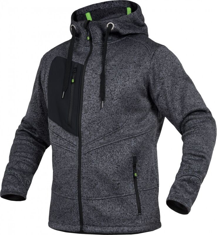 Leibwächter Strickjacke CASTJ Gr. S grau