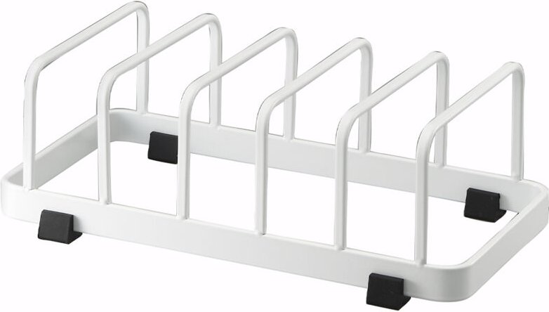 Abtropfgestell für weiße Metallteller - L11 cm