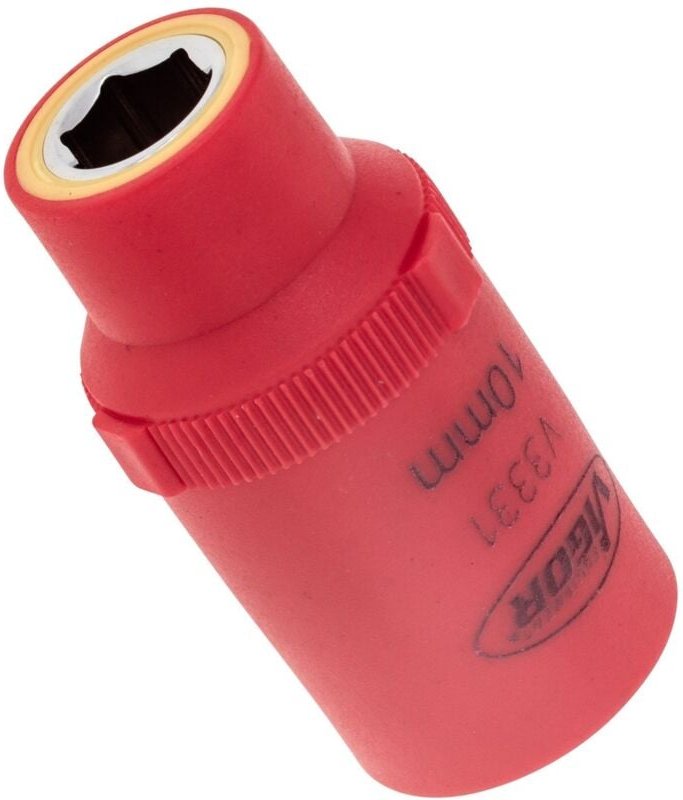 Thumbnail - Vde Sechskant Steckschlüsseleinsatz ∙ V3331 ∙ 1/2 Zoll (12,5 mm) Vierkant hohl ∙ Außen Sechskant Profil ∙ sw 10 mm