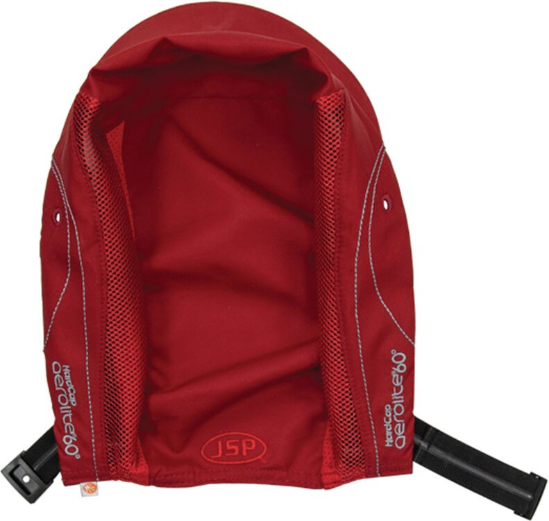 Ersatztextil für Sicherheitskappe Hardcap Aerolite 60° Mikrovisier - 2,5 cm Rot